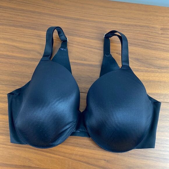 Soma Vanishing Back Full Coverage black underwire bra size 36DD - Picture 1 of 5